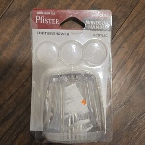 Pfister Clear 3 -Handle Knob Shower Faucet Handle